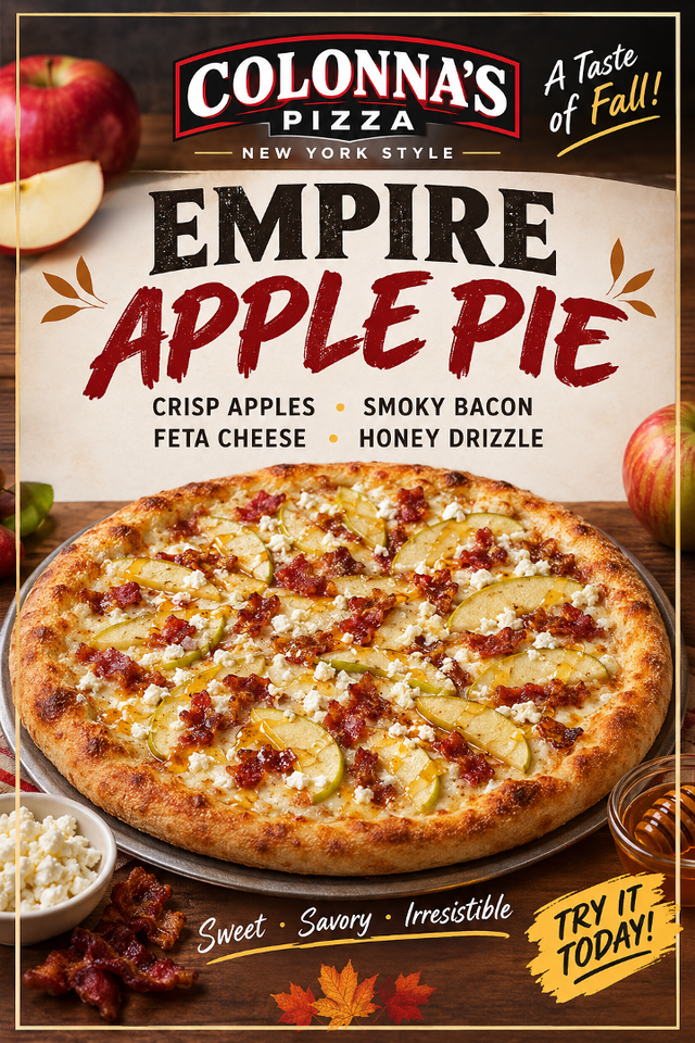 New! Empire Apple Pie.