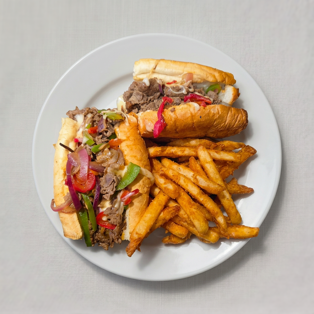 Deluxe Cheese Steak.